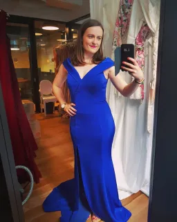 Jadore JX003 Gown Blue Size 10  for rent on The Volte - image 2