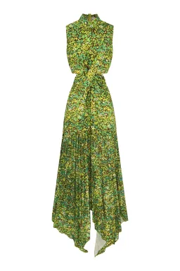 Alemais Phyllis Twist Front Pleat Dress Print Size 12 for rent on The Volte - image 5