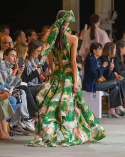 Ginger & Smart Aquarelle Gown Print Size 8 for rent on The Volte - image 6