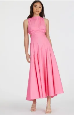Camilla and Marc Vanderlin Maxi Dress Pink Size AU 12 for rent on The Volte - image 1