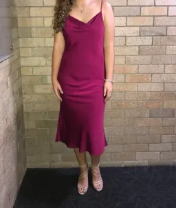 Shona Joy Sawyer Slip MIdi Dress Pink Size 14 for rent on The Volte - image 3