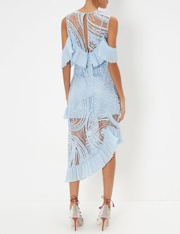 Alice McCall Love Me Like You Do Midi Dress in Ice Blue Size 4 for rent on The Volte - image 3