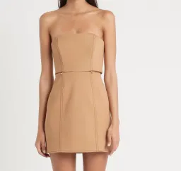 Sir the Label Andre Dress in Camel Brown Size 8 for rent on The Volte - image 3
