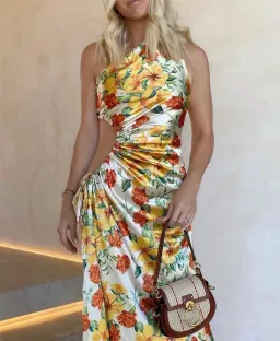 Sonya Moda Nour Yarden Floral Maxi Dress Print Size 6 for rent on The Volte - image 4