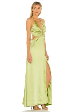 LPA Aniston Dress Green Chartreuse for rent on The Volte - image 3