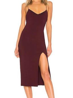Bec and Bridge Cindy Midi Dress Wine Size 8 for rent on The Volte - image 1