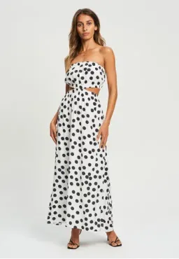 St Mrlo Blaire Midi Dress Print Size 10 for rent on The Volte - image 1