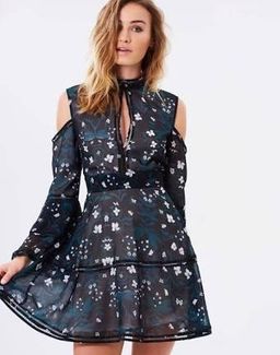 Keepsake Night Dance LS mini dress size 8 for rent on The Volte - image 1