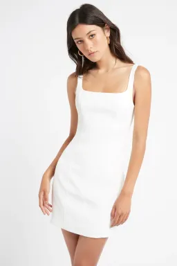 Kookai Oyster Bustier Dress  White Size 6 for rent on The Volte - image 2