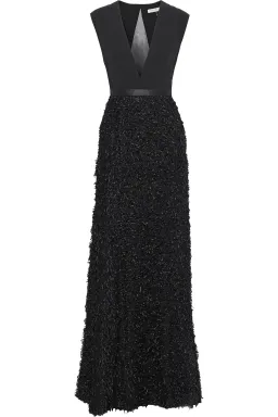 Halston Heritage Black Gown Size 6 for rent on The Volte - image 3