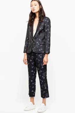 Zadig & Voltaire Blazer Victor Jac Tattoo Print Size 8 for rent on The Volte - image 1