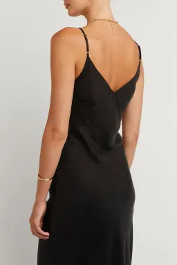 Dissh Pelly Slip Midi Dress Black Size XL for rent on The Volte - image 4