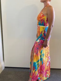 Kookai Summer Maxi Dress Print Size 8 for rent on The Volte - image 3
