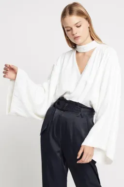 Sass and Bide Tell Me Tonight Top White Sequin Size 8 for rent on The Volte - image 2