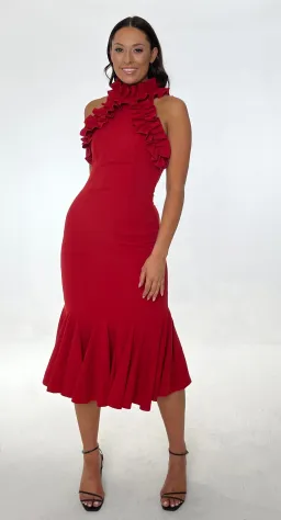Elliatt Composure Dress Red Size 12 for rent on The Volte - image 1