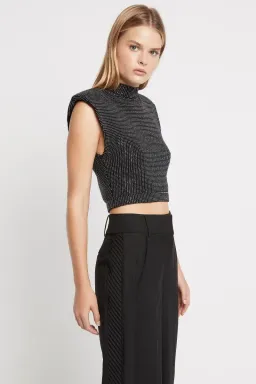 Sass & Bide 7 Years Of Luck Knit Top and Pants Set Black Size 8 for rent on The Volte - image 5