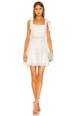 Zimmermann Kirra Tie-Up Dress White Size 3 for rent on The Volte - image 2