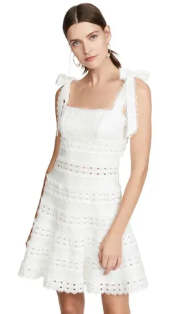Zimmermann Kirra Tie-Up Dress White Size 3 for rent on The Volte - image 6