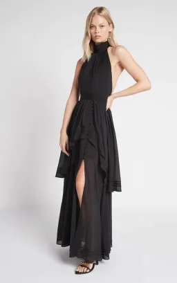 Aje Bungalow Sienna Dress Black Size 12 for rent on The Volte - image 1