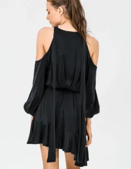 Zimmermann Sueded Billow Playsuit Black Size 0/Au 8 for rent on The Volte - image 2