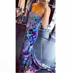 Camilla Rise & Unveil Drawstring Dress for rent on The Volte - image 2