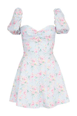 House Of CB Aria Mini Sundress Blue Floral Size S / Au 8 for rent on The Volte - image 6