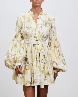 Acler Somerset Dress Print Size 8 for rent on The Volte - image 2