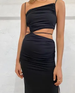 Bec and Bridge Dilkon Maxi Dress Black Size 10 for rent on The Volte - image 3