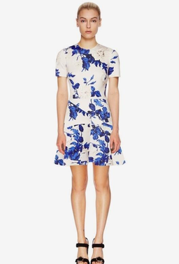 Lover Watercolour mini dress for rent on The Volte - image 2