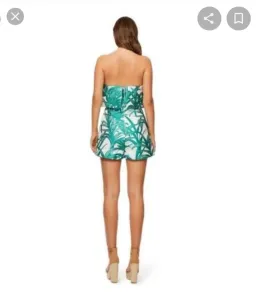 Kookai Palm Cove Playsuit Print Size 6 for rent on The Volte - image 2