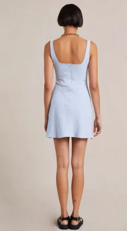 Bec & Bridge Phoebe Mini Dress Blue  Size 14 for rent on The Volte - image 4