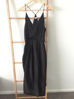 Sheike Black Asymmetrical Dress Size 14 for rent on The Volte - image 3