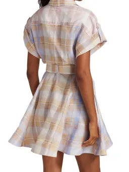 Zimmermann Dancer Spliced Mini Dress Print Size 1 / Au 10 for rent on The Volte - image 2