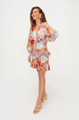 Sheike Monaco Floral Dress Print Size 10 for rent on The Volte - image 1