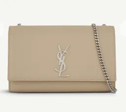 Saint Laurent Kate Monogram Shoulder Bag Nude for rent on The Volte - image 2