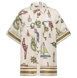 Alemais Ships Ahoy Man Shirt and Pants Set Print Size 8 for rent on The Volte - image 4