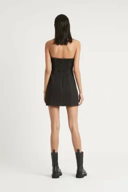 Sir the Label Andre Mini Dress Black Size 8  for rent on The Volte - image 2