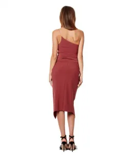 Bec & Bridge Lady Allure Skirt & Top Set Burgundy Size 8 for rent on The Volte - image 2