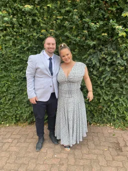 Sheike black and white dress for rent on The Volte - image 1