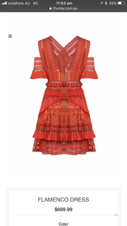 Thurley flamenco dress  for rent on The Volte - image 3