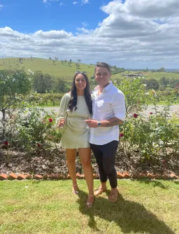 Shona Joy Giselle Balloon Sleeve Mini Dress with Belt Green Size 10 for rent on The Volte - image 3