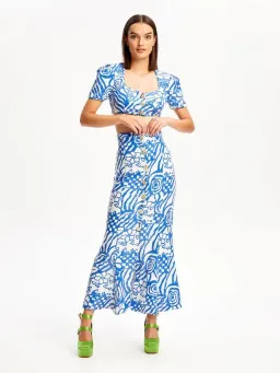 Alice McCall Daisy Daze Crop Top and Skirt Set Print Size 6 for rent on The Volte - image 2