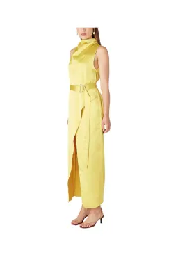 Camilla and Marc Phoebe Drape Dress Yellow Size 10 for rent on The Volte - image 2
