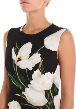 Dolce & Gabbana Tulip Print Dress Size 8 for rent on The Volte - image 2