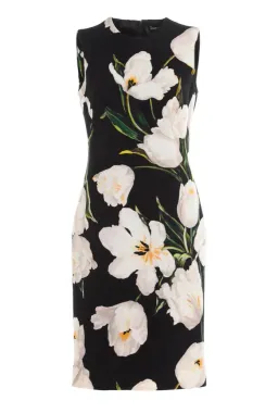 Dolce & Gabbana Tulip Print Dress Size 8 for rent on The Volte - image 3