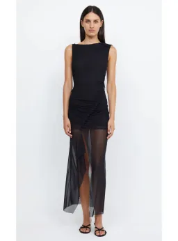 Bec + Bridge - Julien Asym Midi Dress in Black - Size 10 for rent on The Volte - image 1
