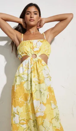 Faithfull the Brand El Rio Maxi Dress Loretta Floral Print Size 10  for rent on The Volte - image 2