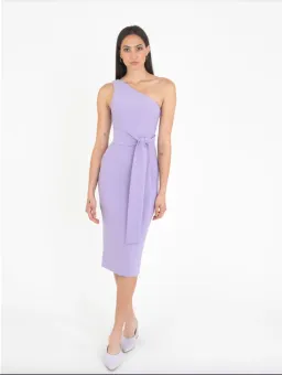 Shona Joy Lucy One Shoulder Midi Purple Size 6 for rent on The Volte - image 1