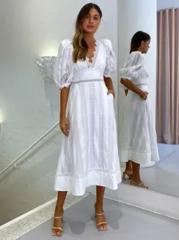 Acler Grampian Dress White Size 10 for rent on The Volte - image 5