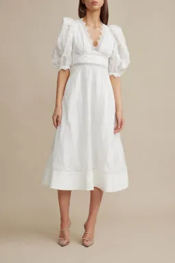 Acler Grampian Dress White Size 10 for rent on The Volte - image 1